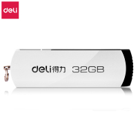 得力(deli)3753 U盘 32G高速读写存储 时尚小巧 办公用品 金属存储USB电脑优盘