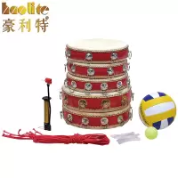 豪利特10寸10环拓展扁鼓