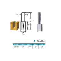 双刃直刀 D59704//1/2 货期5-10天