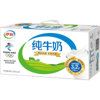 伊利纯牛奶250ml*24盒整箱 儿童成人营养早餐全脂纯牛奶 单位:箱