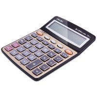 得力(deli) 1559 语音计算器金色 2台
