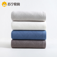 奂米浴巾纯棉女夏天男全棉加大加厚洗脸大毛巾洗澡家用吸水男款裹巾814-2