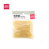 得力(deli)3211 乳胶圈橡皮筋 30g包 单包