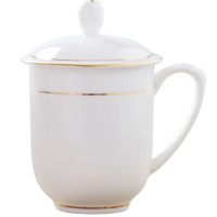 miflame 陶瓷茶杯 500ML 白色