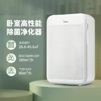 美的 空气净化器KJ350G-S1高效除菌除流感净化器 家用除甲醛除雾霾智能家电净化器