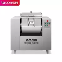 乐创(lecon)商用和面机 整机304不锈钢饭店食堂揉面搅面真空和面机 75KG/次 L-JG-HMZK75