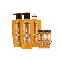欧莱雅(L''''OREAL) 精油润养洗发水洗发露500ml*2+润发500ml 洗护套装