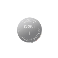 得力 deli 18512纽扣电池 无汞锂电池 适用于汽车钥匙 电子表 体重秤 遥控器等 18512纽扣电池5粒