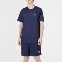 puma彪马男装 2022春季新款运动服户外跑步健身休闲透气短袖T恤衫
