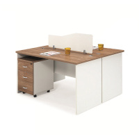 西泰XT574板式办公桌电脑桌双人位职员桌1.2米