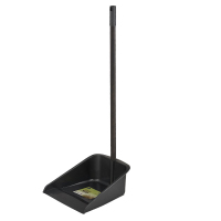 塑料簸箕配柄扫把簸箕加厚垃圾铲畚斗畚箕 灰色BSJ033