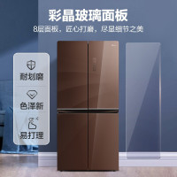 美的冰箱476升十字对开门冰箱BCD-476WGPM(E)