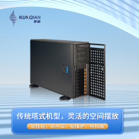 坤前服务器塔式工作站台式机英特尔4210R T600显卡64G内存 4T HDD