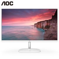 冠捷(AOC) Q24V3/WS 24英寸2K显示器 IPS屏 HDMI高清纤薄窄边框办公电脑屏幕75Hz 白色