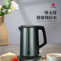 利仁电水壶热水壶烧水壶1.0L黄金容量双层防烫304不锈钢无缝全钢智能断电LPSH-80 电水壶