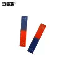 安赛瑞 条形磁铁 教学条形磁铁演示吸铁石教具教学磁铁教具 5cm 4只 601241 15组装 单位:件