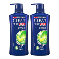 清扬(CLEAR) 去屑洗发水 清爽控油型 洗发水500g*2瓶