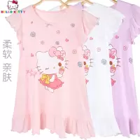 hellokitty儿童睡裙女童薄款夏季家居服睡裙公主睡裙