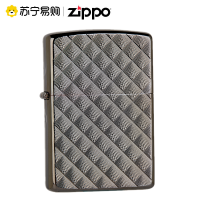 [苏宁自营]美国原装进口zippo打火机个性三维菱格之宝商务火机男士自用套装z