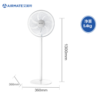 艾美特 CS40-X33 电风扇落地扇家用风扇五叶摇头立式风扇 (SL)单位:台