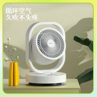 夏新空气循环扇加厚遥控款家用风扇台式音电扇学生宿舍涡轮电风扇小型台扇FS-1509遥控款
