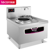 乐创(lecon)商用电磁单头单尾小炒灶 12KW大功率酒店饭堂电磁灶 L-JG-BDDC12K