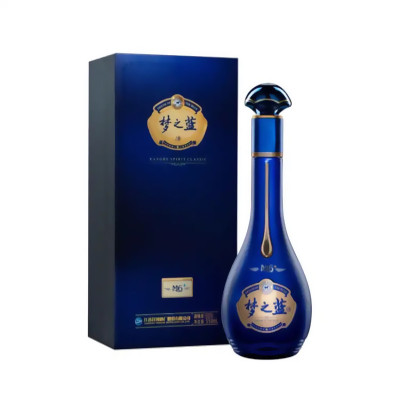 洋河 蓝色经典 浓香型白酒 梦之蓝 梦六+ 52度 550ML单瓶装