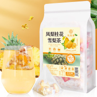 谯韵堂 凤梨桂花雪梨茶375g/袋 凤梨干金桔干冰糖雪梨 水果桂花茶 10袋装