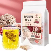 谯韵堂 红豆薏米芡实茶三角包 赤小豆薏苡仁橘皮苦荞栀子茶25包 10袋装