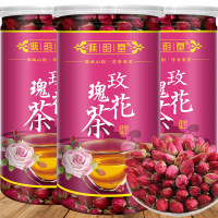 谯韵堂 玫瑰花茶100g/罐 干玫瑰重瓣红玫瑰花茶花草茶 10罐装