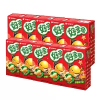 orion 好丽友 好多鱼浓香茄汁味33g*10盒非油炸膨化食品网红零食办公室下午茶充饥