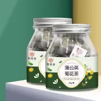 谯韵堂 蒲公英菊花茶50g/罐 三角包茶金银花菊花蒲公英茶 10罐装