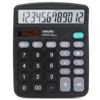 得力(deli)837ES双电源大屏幕计算器1个