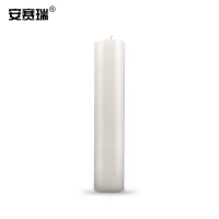 安赛瑞 应急照明加粗蜡烛 经典圆柱蜡烛大号加粗烛台蜡烛 象牙白5x20cm 320011 7个装 单位:组