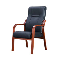 西泰XT970办公椅实木油漆会议椅