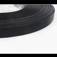 超软22AWG硅胶排线 高温平行线22号0.3平方 14P全黑