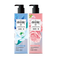 西亚斯 植悦精油香氛沐浴露(水凝悦·润500ml+粉漾悦·嫩500ml)