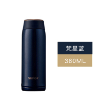 苏泊尔KC38CR10轻量保温杯纤巧380ML*梵星蓝