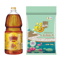金龙鱼 外婆乡小榨菜籽油1.8l+福临门苏韵荷香2.5kg