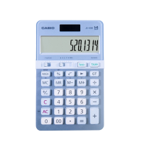 卡西欧(CASIO)JS-40B 粉蓝色计算器