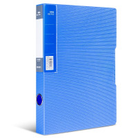 得力5608 A4档案盒文件盒 蓝色(6个起订) 1个