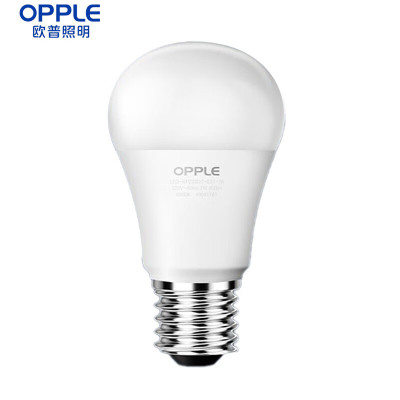 欧普照明(OPPLE) LED灯泡节能灯泡 E27大螺口家用商用大功率光源 8W白光球泡 3只装 单位:组