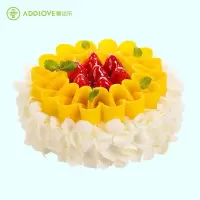 爱达乐 生日蛋糕 图案以实物为准