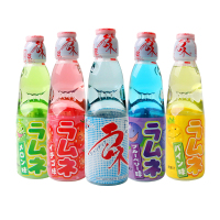 日本进口 哈塔 多口味汽水体验装(随机装5口味)200ml*5瓶