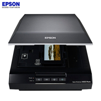 爱普生(EPSON) V600 专业品质胶片扫描仪 A4幅面平板式扫描仪 黑色