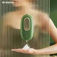 大宇(DAEWOO)自动洗手机套装 家用智能感应泡沫儿童洗手机卫生间壁挂式洗手机HS01复古绿