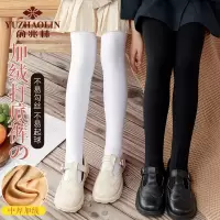 俞兆林儿童连裤袜女童秋冬加绒加厚打底裤白色舞蹈袜外穿一体袜