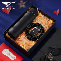 七匹狼皮带男真皮商务自动扣裤带奢侈品牌男士牛皮腰带高档礼盒