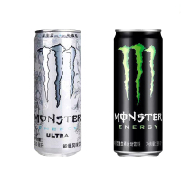 可口可乐 黑白果味魔爪 能量饮料330ml*6/罐 风味能量风味运