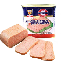 上海梅林午餐肉罐头 198g/340g/227g罐 即食火锅食材三明治速食熟食